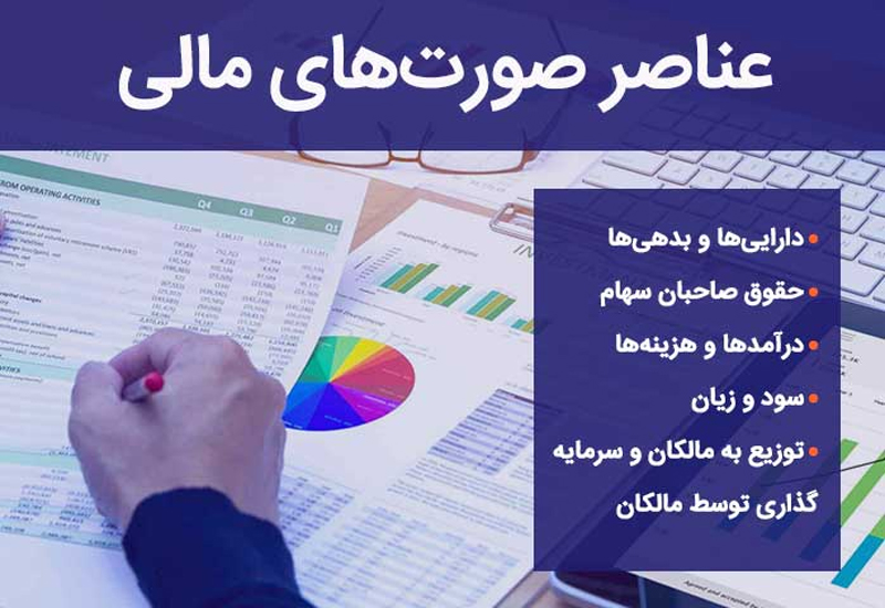 عناصر صورت های مالی -همیار محاسب پارسه