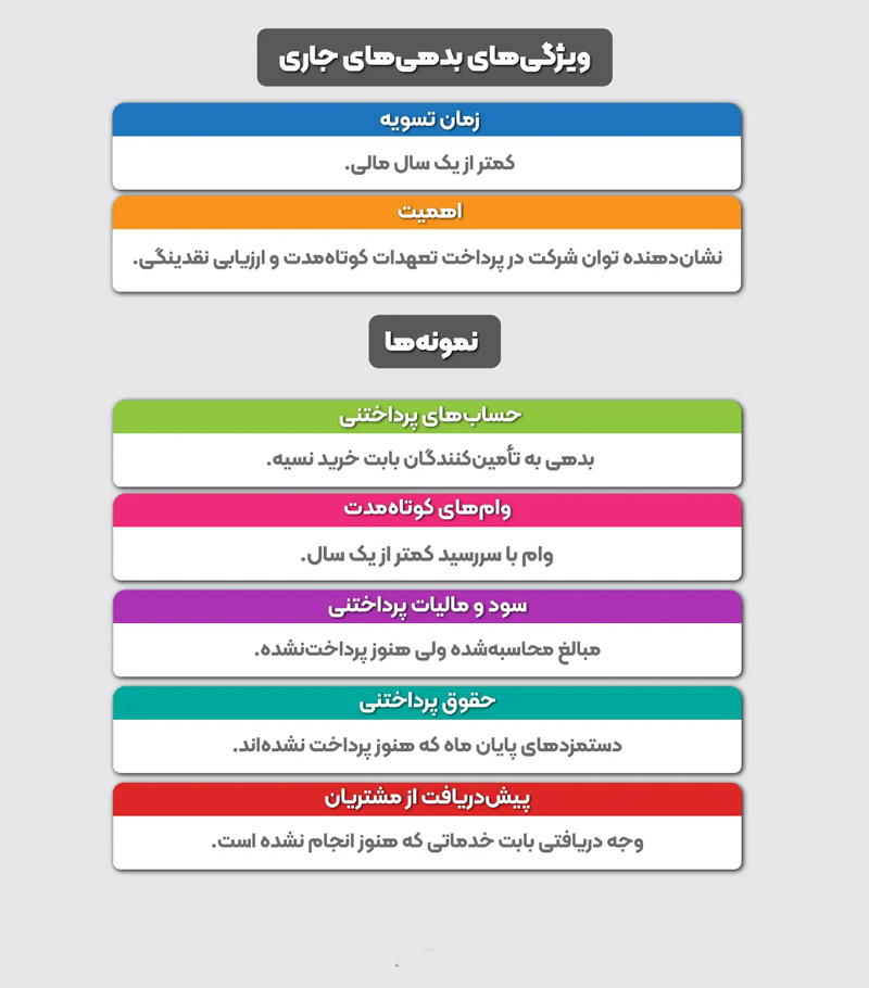 بدهی ها در حسابداری -همیار محاسب پارسه